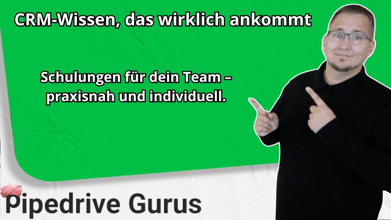 Thumbnail zur CRM-Mitarbeiterschulung für effektive Pipedrive-Nutzung im Team
